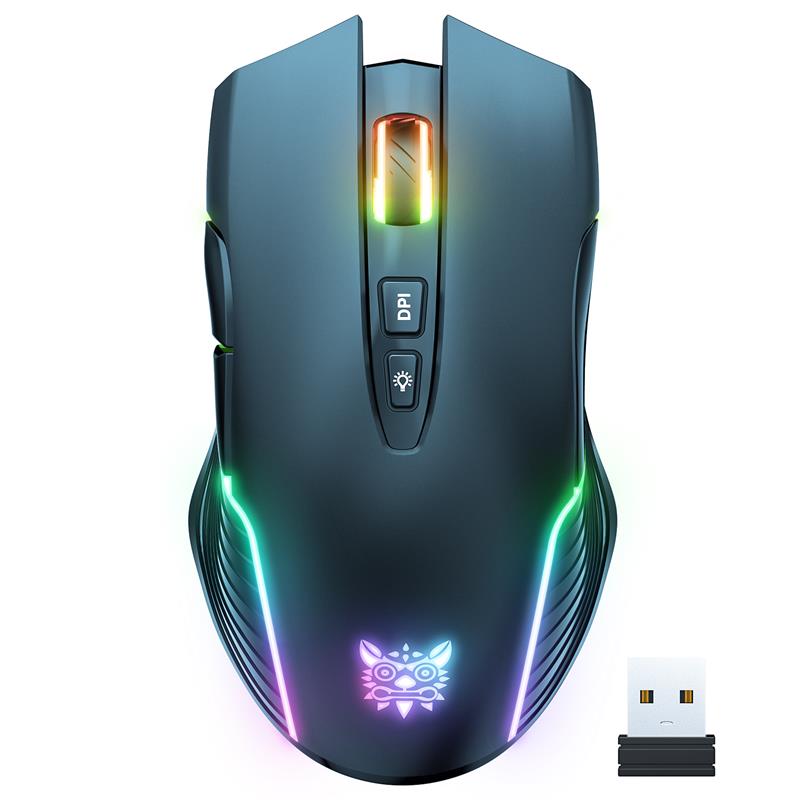 Onikuma 2.4G Wireless CW905 Wireless RGB Gaming Mouse,3600DPI