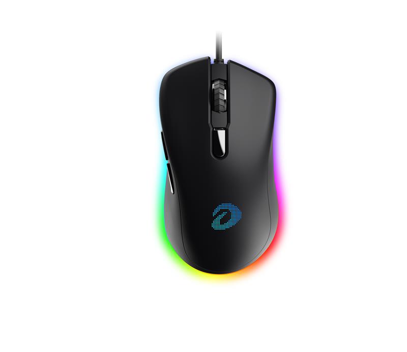 DAREU EM908X Black Wired Gaming Mouse 6 Programmable Button 10000 DPI