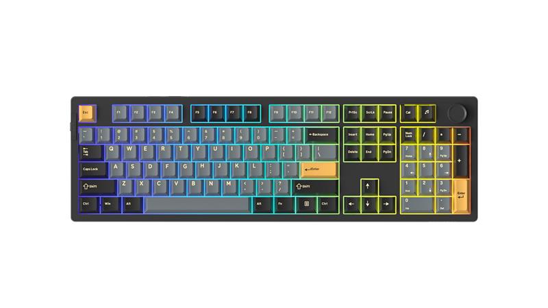 DAREU EK106 Pro Tri-mode 100% Gasket RGB Gaming Keyboard Linear Switch