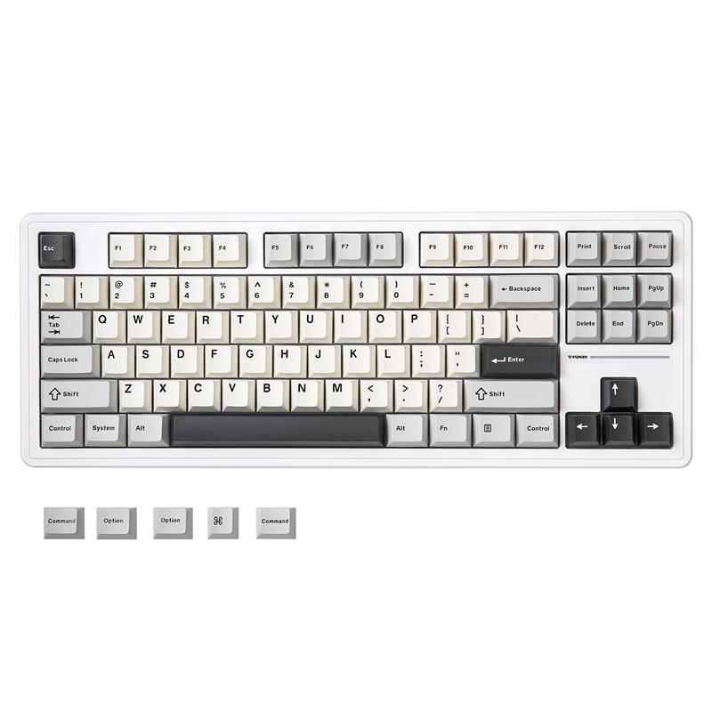yyy Yunzii YZ87 Tri-Mode 75% Gasket TKL Vintage Mechanical Keyboard