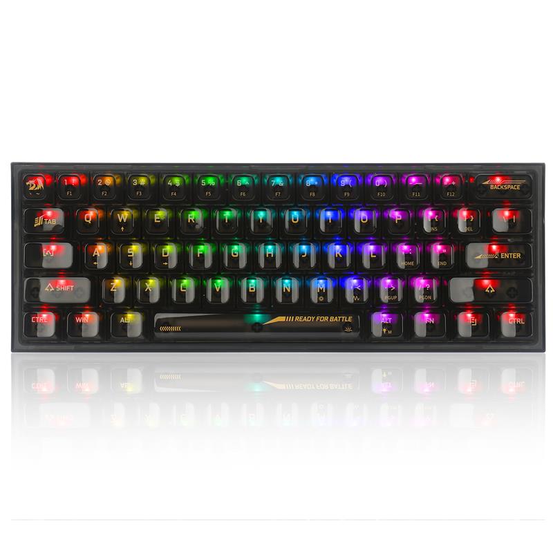 Redragon K617-CTB Wired 60% Crystal RGB Mechanical Gaming Keyboard