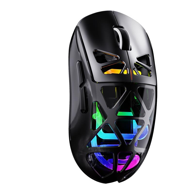 iCAN Black M7 Tri-Mode 2.4G/Bluetooth/USB Gaming Mouse, 3600 DPI