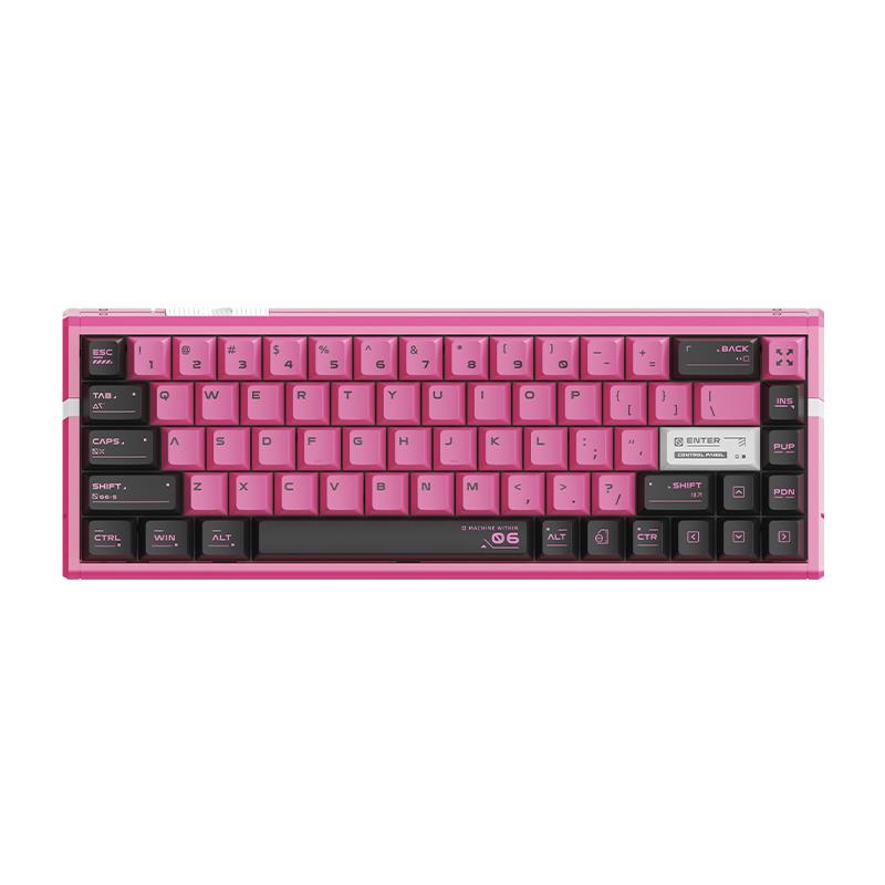 ATK RS6 Ultra Sakura Warrior Wired Magnetic HE Keyboard, Powder