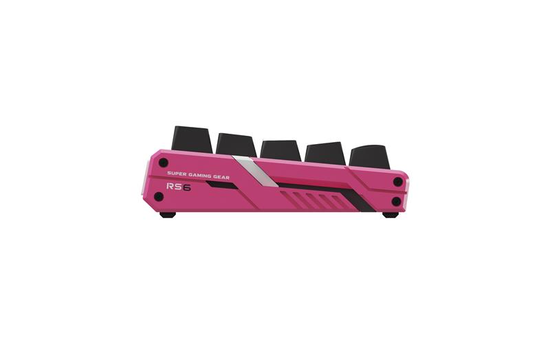 ATK RS6 Ultra Sakura Warrior Wired Magnetic HE Keyboard, Powder