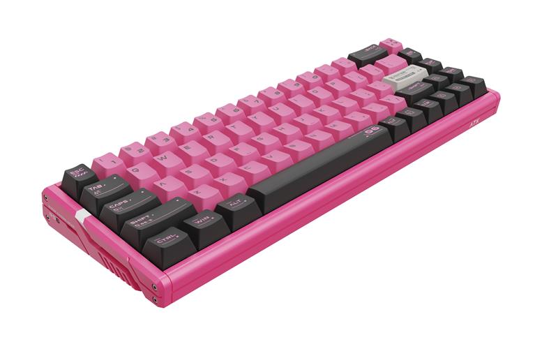 ATK RS6 Ultra Sakura Warrior Wired Magnetic HE Keyboard, Powder