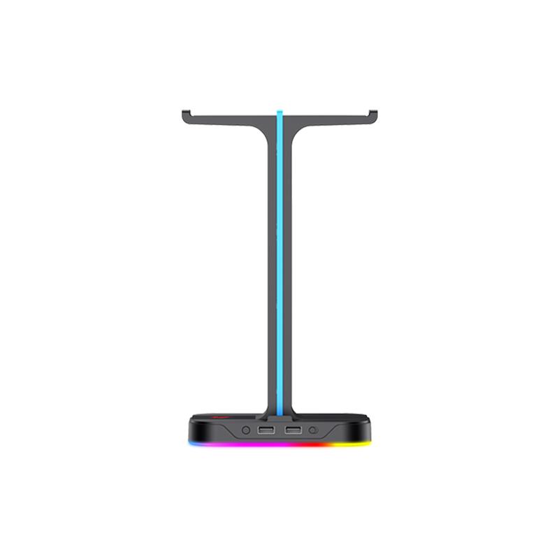 Support de casque Havit TH650 RGB avec double support et 2 ports USB