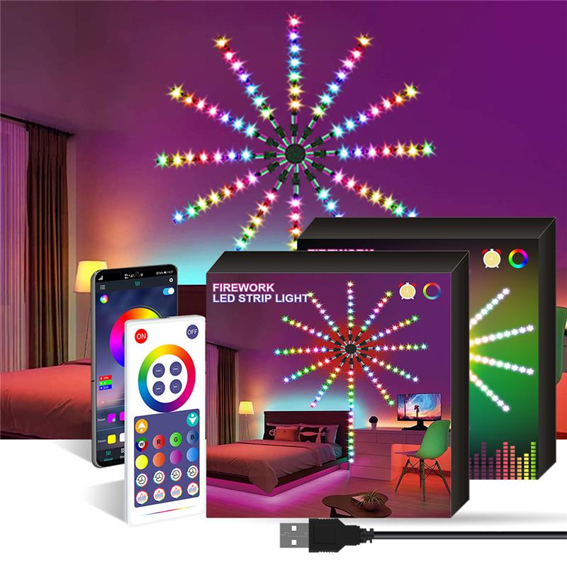 iCAN Firework LED Light Strip, ARGB Dream Color, WiFi App Control(Open Box)