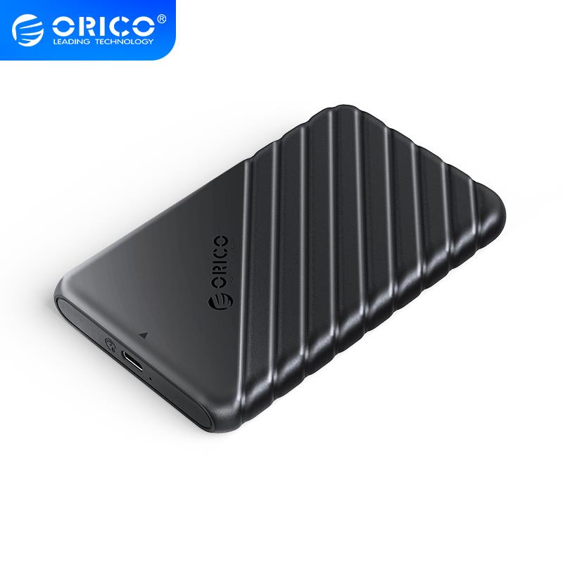 Orico 25PW1 War USB3.1 Gen1 Type-C 2.5" SATA HDD/SSD Enclosure with 5Gbps Speed , Black