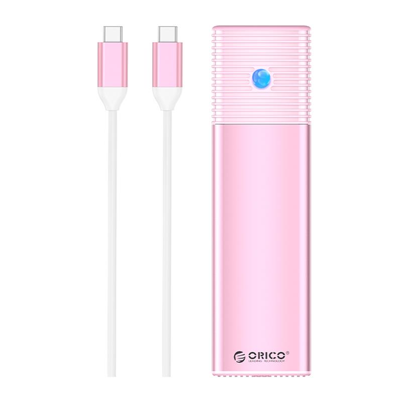 Boîtier électronique ORICO USB3.2 Gen2 USB-C M.2 NVMe (10Gbps) - ROSE