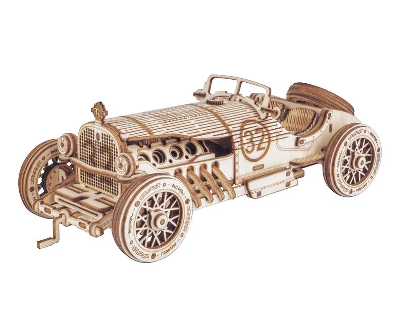 ROKR MC401 V8 Grand Prix Car Model 3D Wooden Puzzle