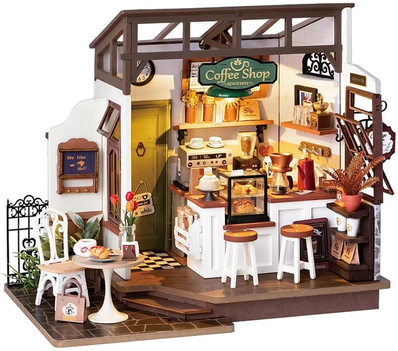ROKR Rolife NO.17 Café Miniature House Coffee Shop (DG162) [183 pièces