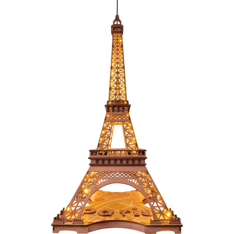 ROKR TGL01 Night of the Eiffel Tower  3D Wooden Puzzle