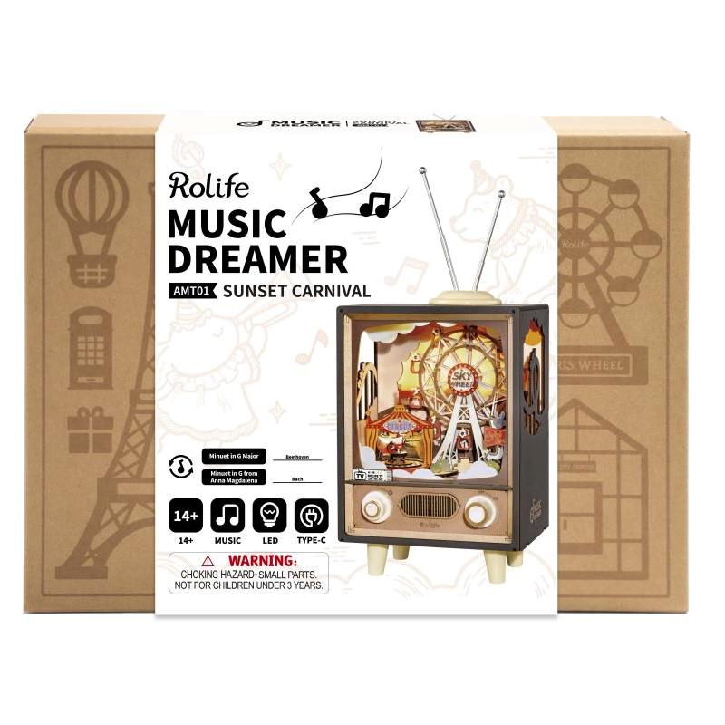 NATURAL & SUPER NATURAL CARNIVAL ボックスセット ROKR AMT01 Sunset Carnival Music Box 3D Wooden Puzzle - Canada