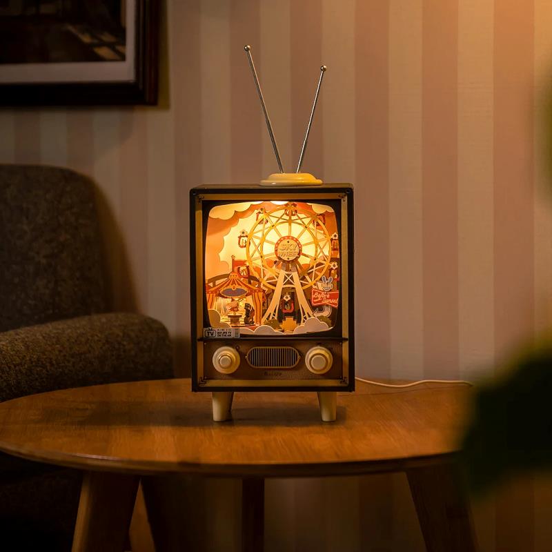 ROKR AMT01 Sunset Carnival Music Box 3D Wooden Puzzle - Canada