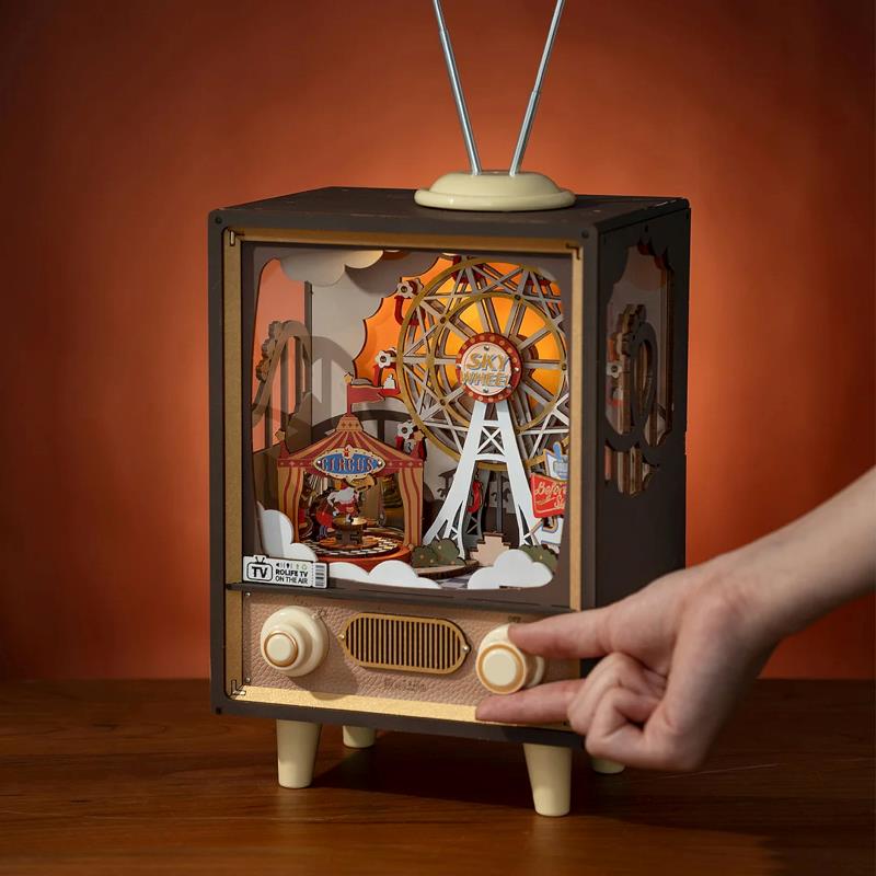 ROKR AMT01 Sunset Carnival Music Box 3D Wooden Puzzle - Canada