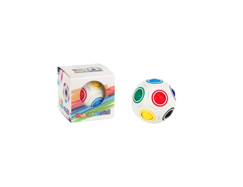 MoYu Magic : 12 trous Rainbow Ball Puzzle coloré Fidget Cube