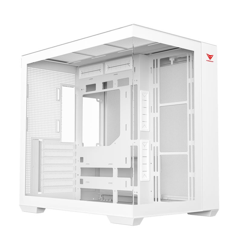 ARMOURY C708 Tempered Glass Mid-tower, White
