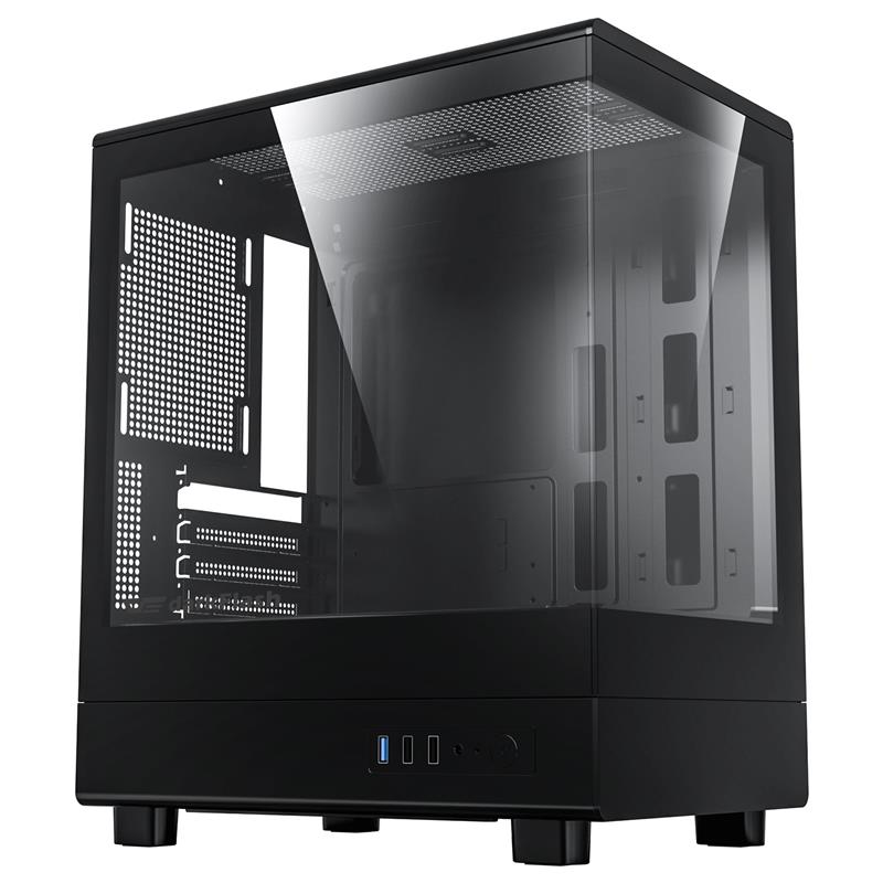 DarkFlash DB330M BOÎTIER NAS MATX Left and Front Micro ATX Noir