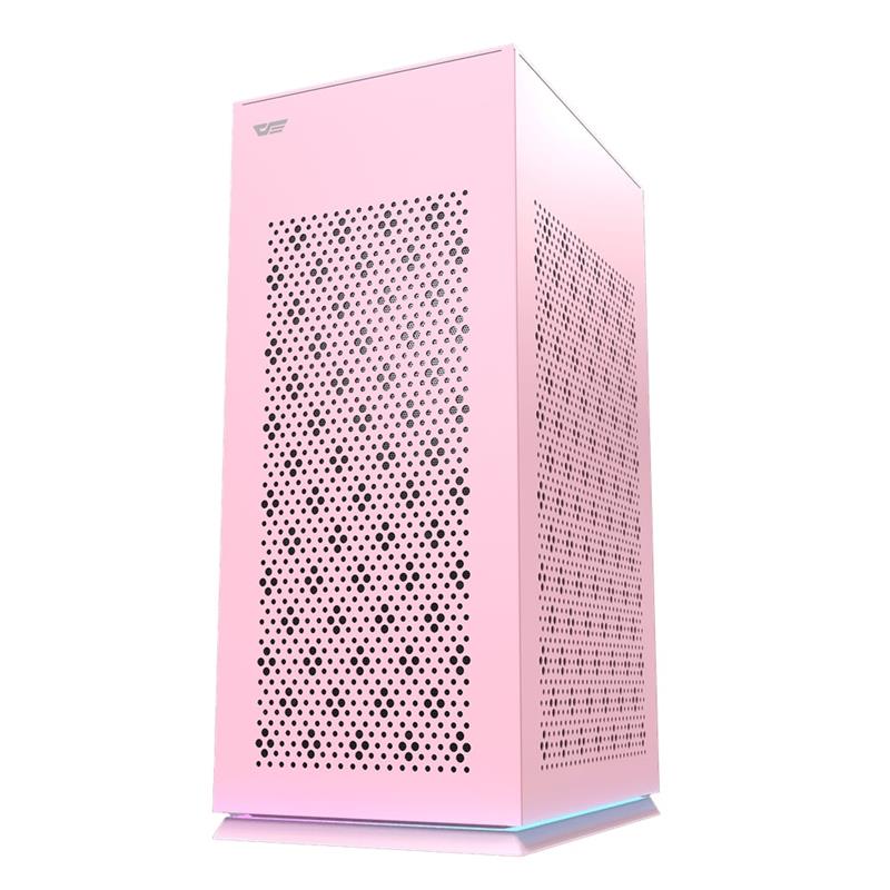 Boîtier PC DarkFlash DLH21 Mini ITX, rose