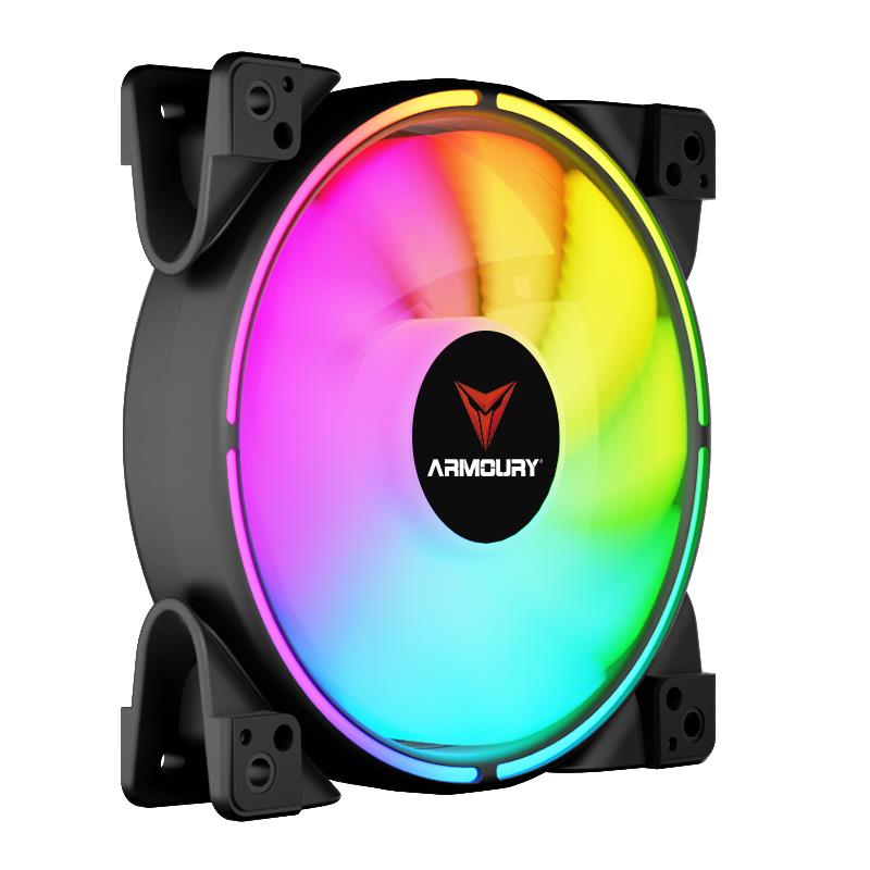 ARMOURY Block Guardian Fan ARGB, Fan silencieux, noir