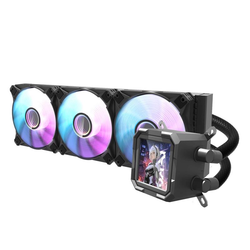 DarkFlash DV360S 360mm Liquid AIO CPU Cooler with LCD Screen