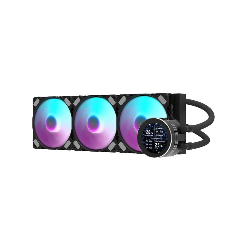 DarkFlash DN360S 360mm Liquid AIO CPU Cooler with LCD Screen