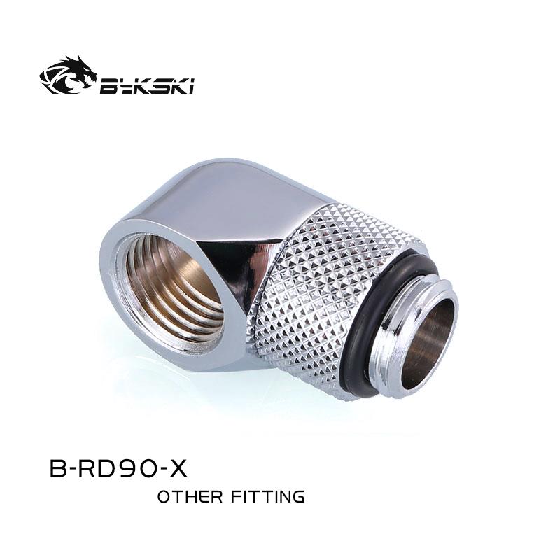 Bykski G 1/4in. Male to Female 90 Degree Rotary Elbow Fitting  SNB