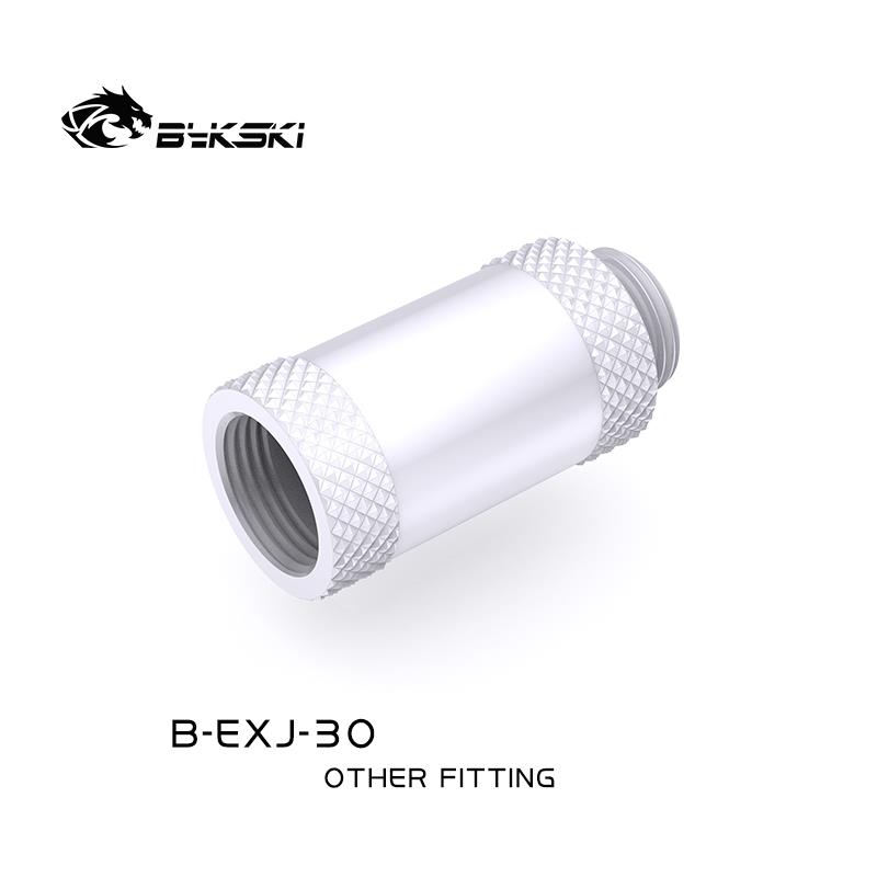 Bykski G 1/4in. Male/Female Extension Coupler - 30mm (B-EXJ-30-W)