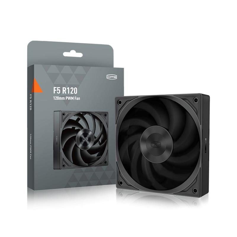 PCCOOLER CPS F5R120 FAN , Fluid Dynamics Bearing, 500-2200 RPM,120 mm(Open Box)