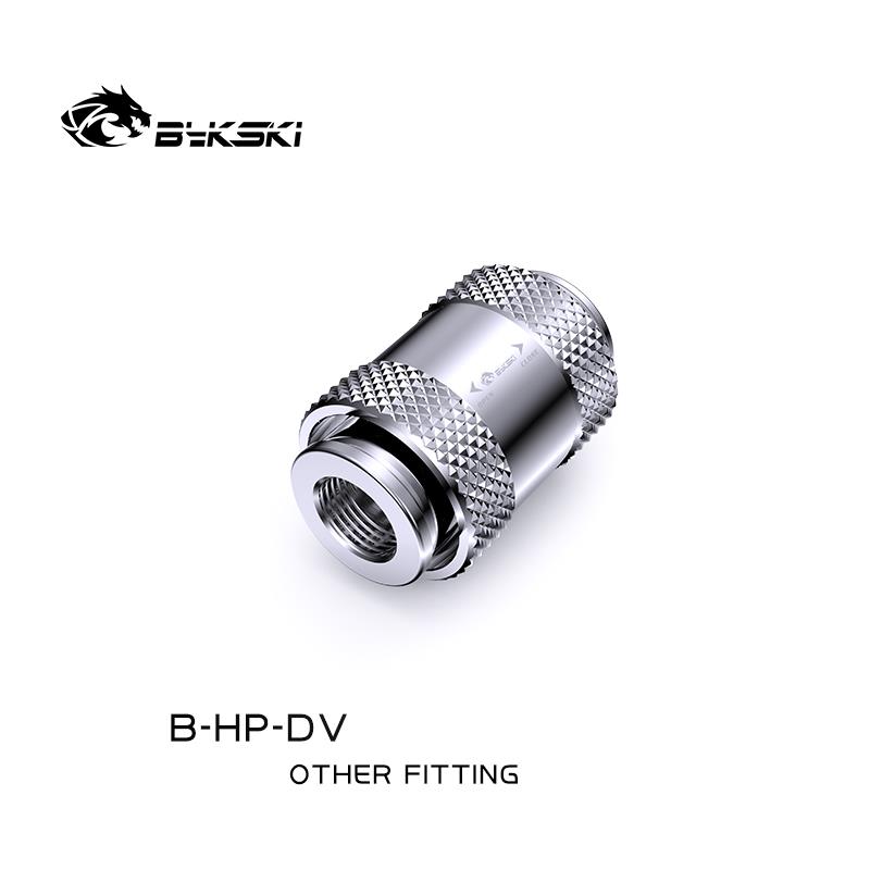 Bykski B-HP-DV  Hardtube Water Cooled Stop Valve ,Silver