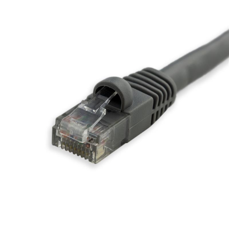 iCAN CAT6 24AWG RJ45 Patch Cable, 10FT, Grey