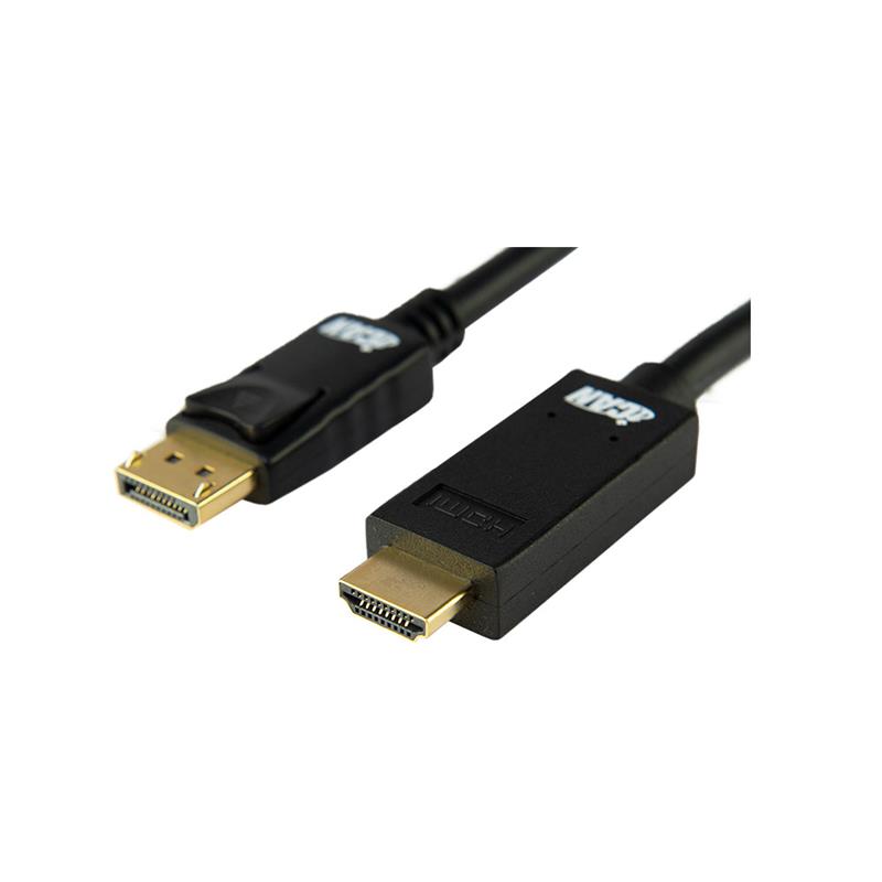 iCAN Displayport  - HDMI 4k x 2k Ultra HDMI Cable - 10 ft.(Open Box)