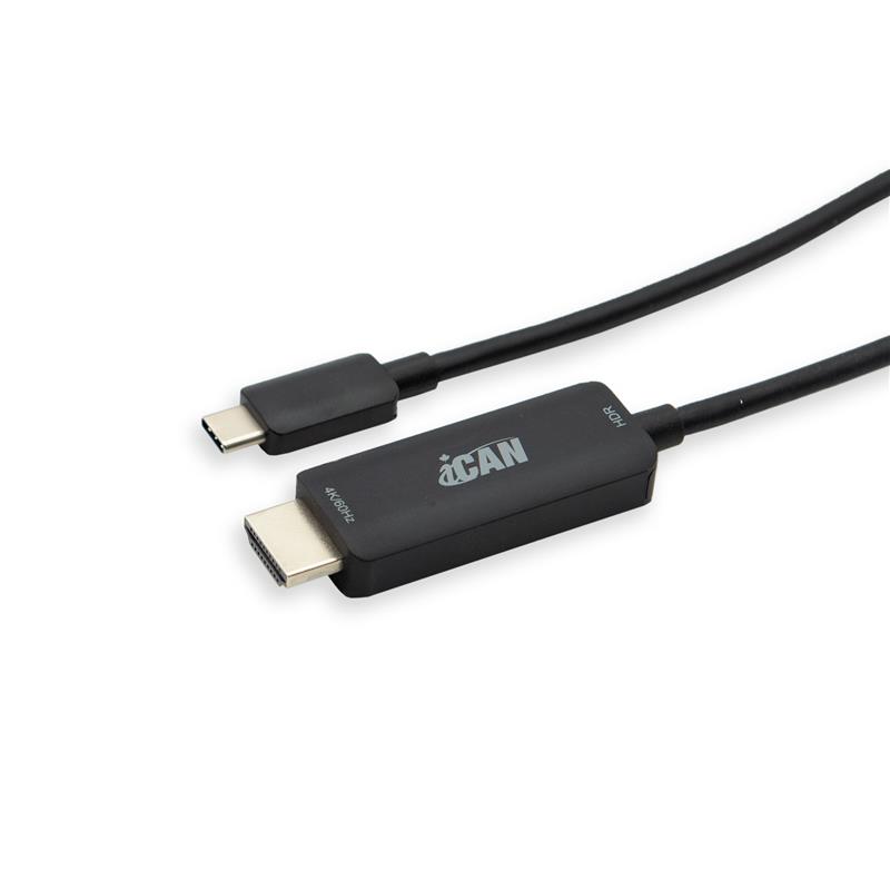 iCAN - Câble type-C mâle à HDMI mâle de 20 pi
