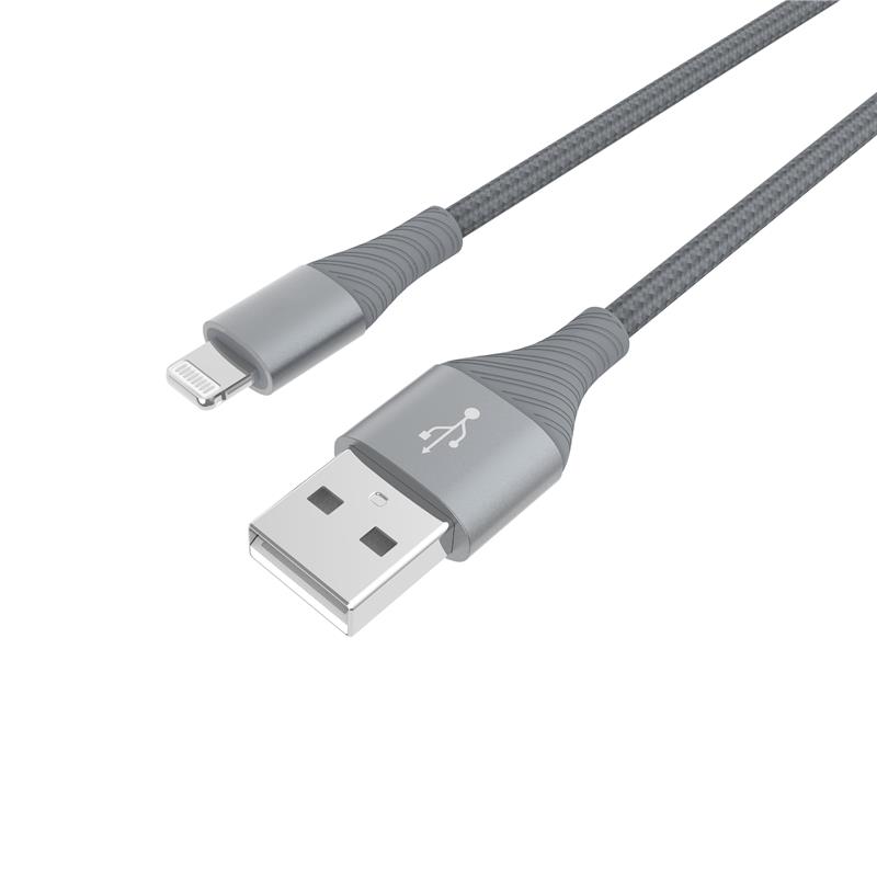Câble iCAN USB 2.0 Type-A Mâle vers Lightning Mâle, 5V/2.4A, 4 pieds