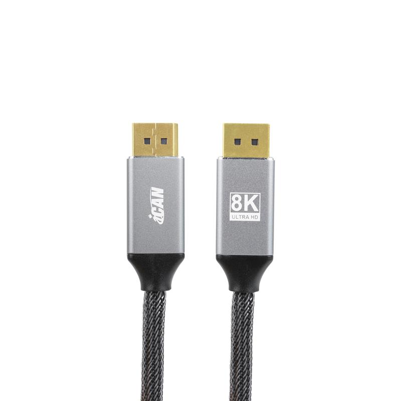 Câble iCAN Premium DisplayPort 1.4 vers DisplayPort 1.4, 8K à 60 Hz, 6 pieds