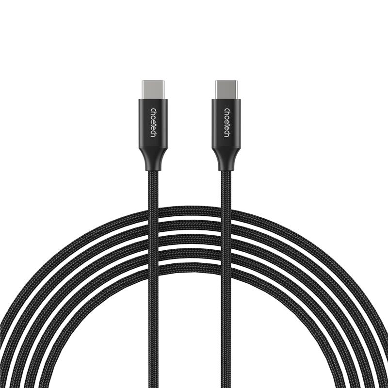 Câble Choetech USB 3.1 Type-C Mâle vers Type-C Mâle, 100W, 6,6 pieds