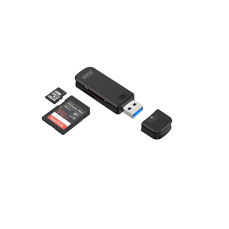 iCAN 2-in-1 USB 3.0 Memory Card Reader