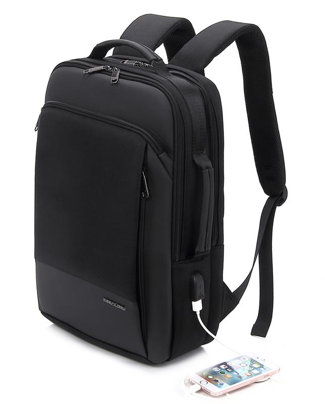 KINGSLONG Sac à dos professionnel fin pour ordinateur portable 15,6''