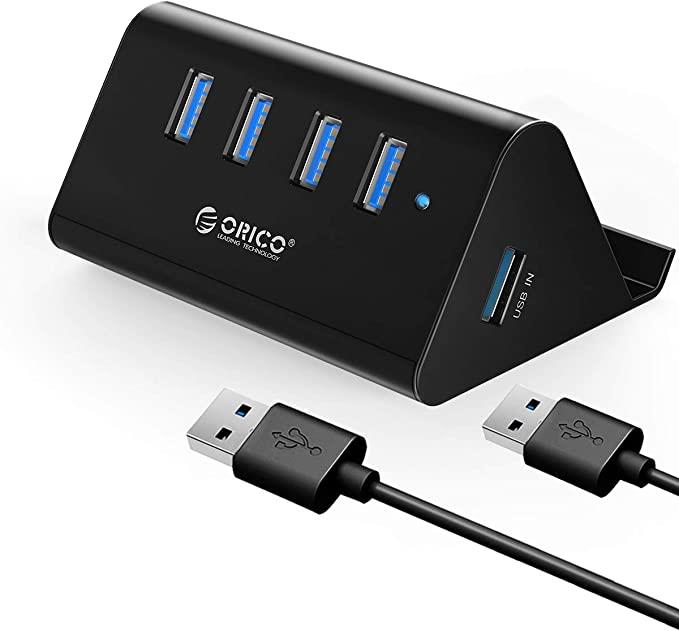 Orico Port USB 3.0 Hub avec support pour téléphone/tablette