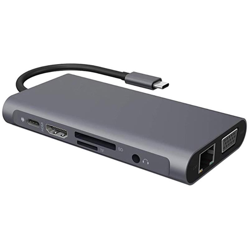 iCAN 10-in-1 USB-C 100W Docking Station