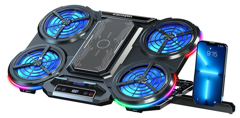 iCAN 5 Fans Semiconductor Refrigeration Notebook Cooling Pad