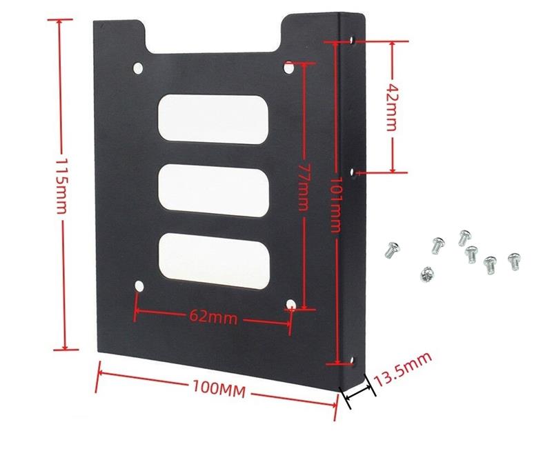 Support de disque dur iCAN LC02 de 2,5" à 3,5"