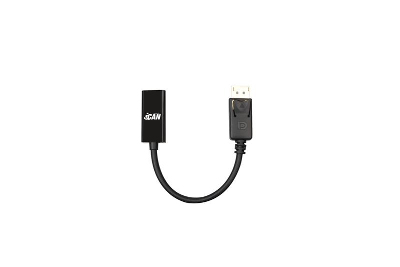iCAN DisplayPort to HDMI Adapter, Gold Plated, Male to Female, 4K@60Hz