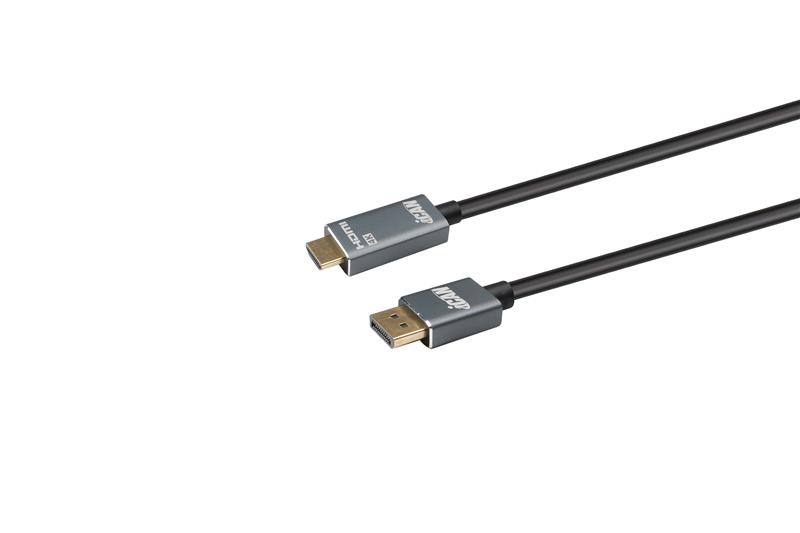 iCAN  DisplayPort to HDMI Cable,4K@60Hz,High Speed, M/M, 3FT(Open Box)