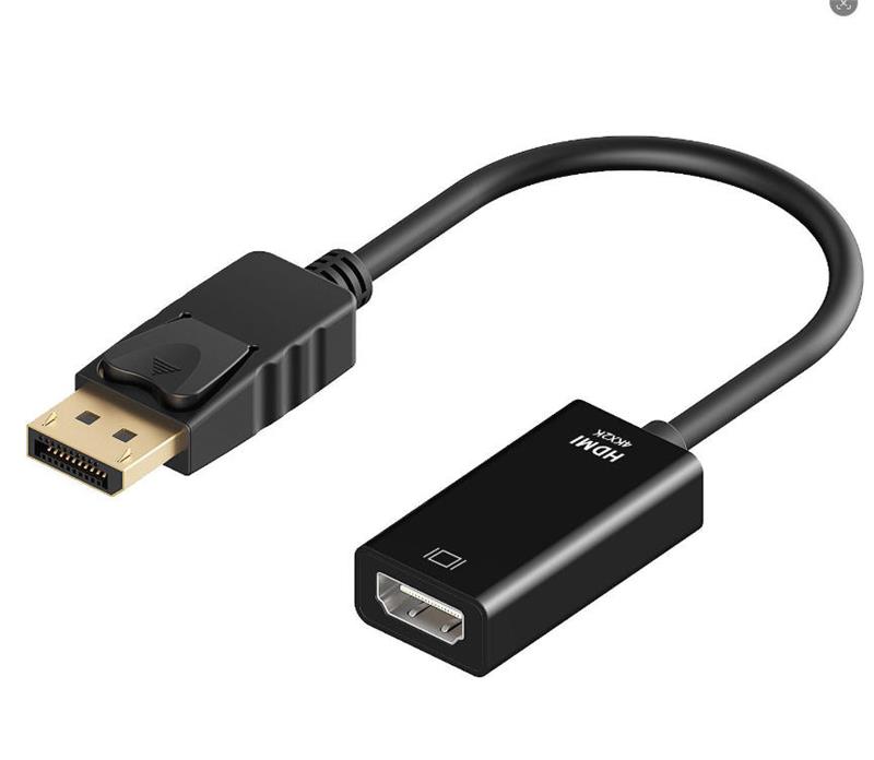 iCAN DisplayPort to HDMI Adapter, Male to Female, Gold Plated