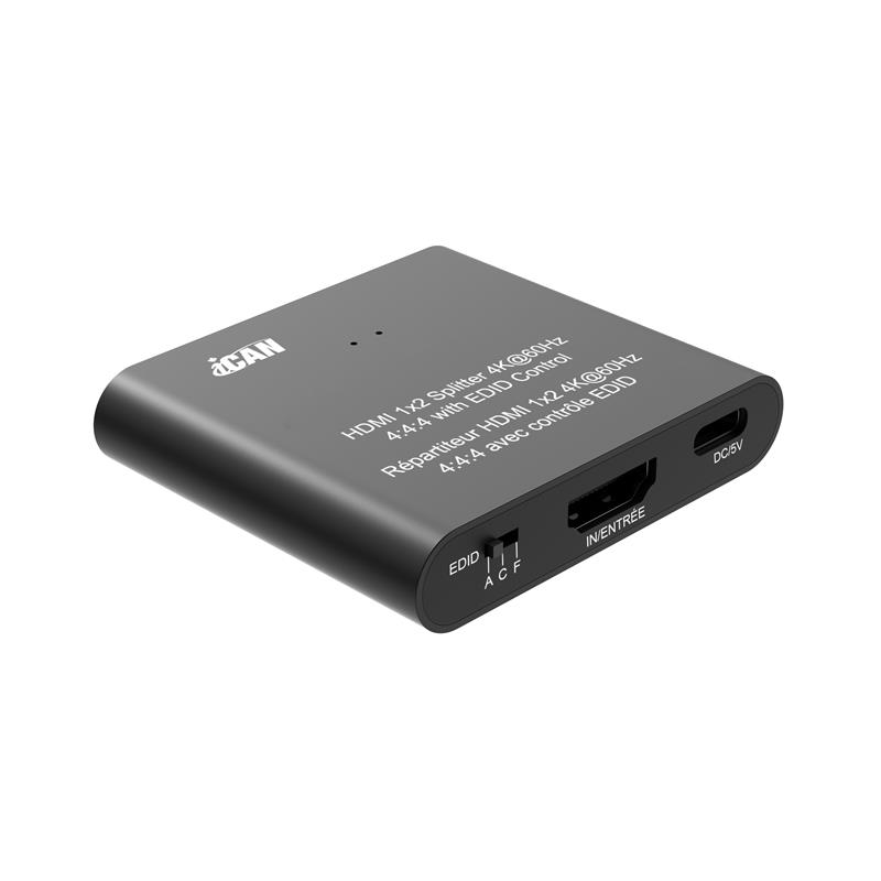 iCAN Premium 1x2 HDMI Splitter 4K@60Hz
