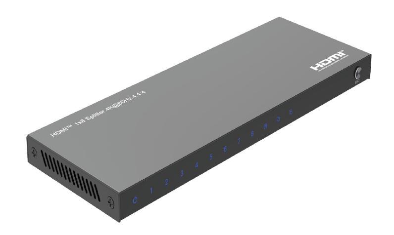 Répartiteur HDMI iCAN Premium, 1 entrée / 8 sorties, 4K à 60 Hz
