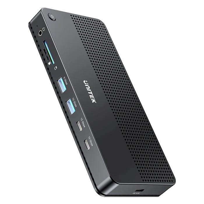 UNITEK 13-in-1 MST 8K 10Gbps 100W Docking Station for Triple