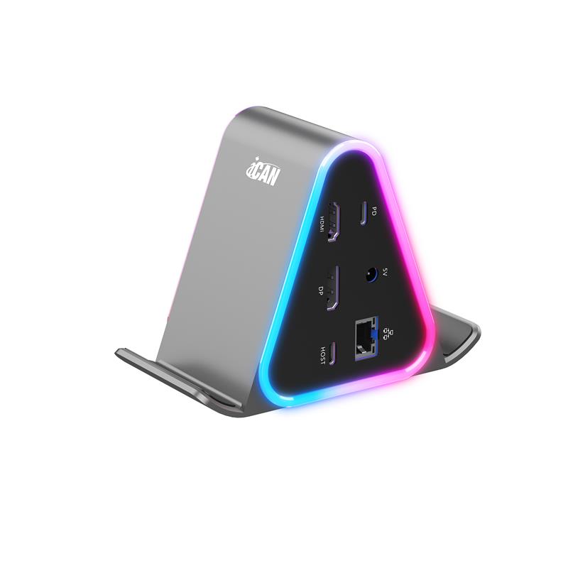 iCAN 13-in-1 Type-C 4K Dual Display Gaming Docking Station