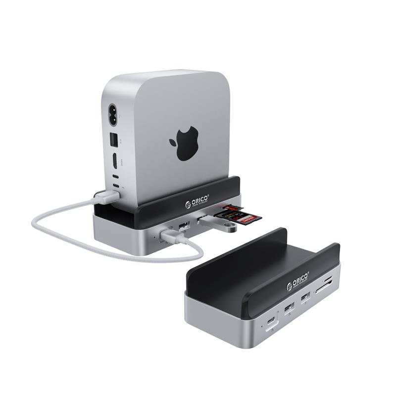 Support station d’accueil multifonction 10 ports Orico pour Mac mini